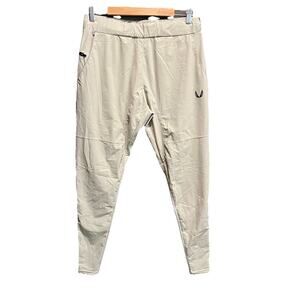 ASRV Beige Drawstring DSG-0495 Women's Tetra Lite‎ Joggers Pants Size XL